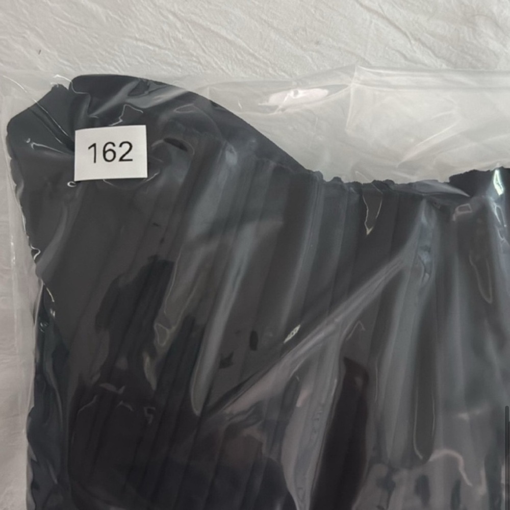 Michael Costello X Revolve Knit Ribbed off Shoulder Top in Black/ Size Medium - Picture 8 of 8